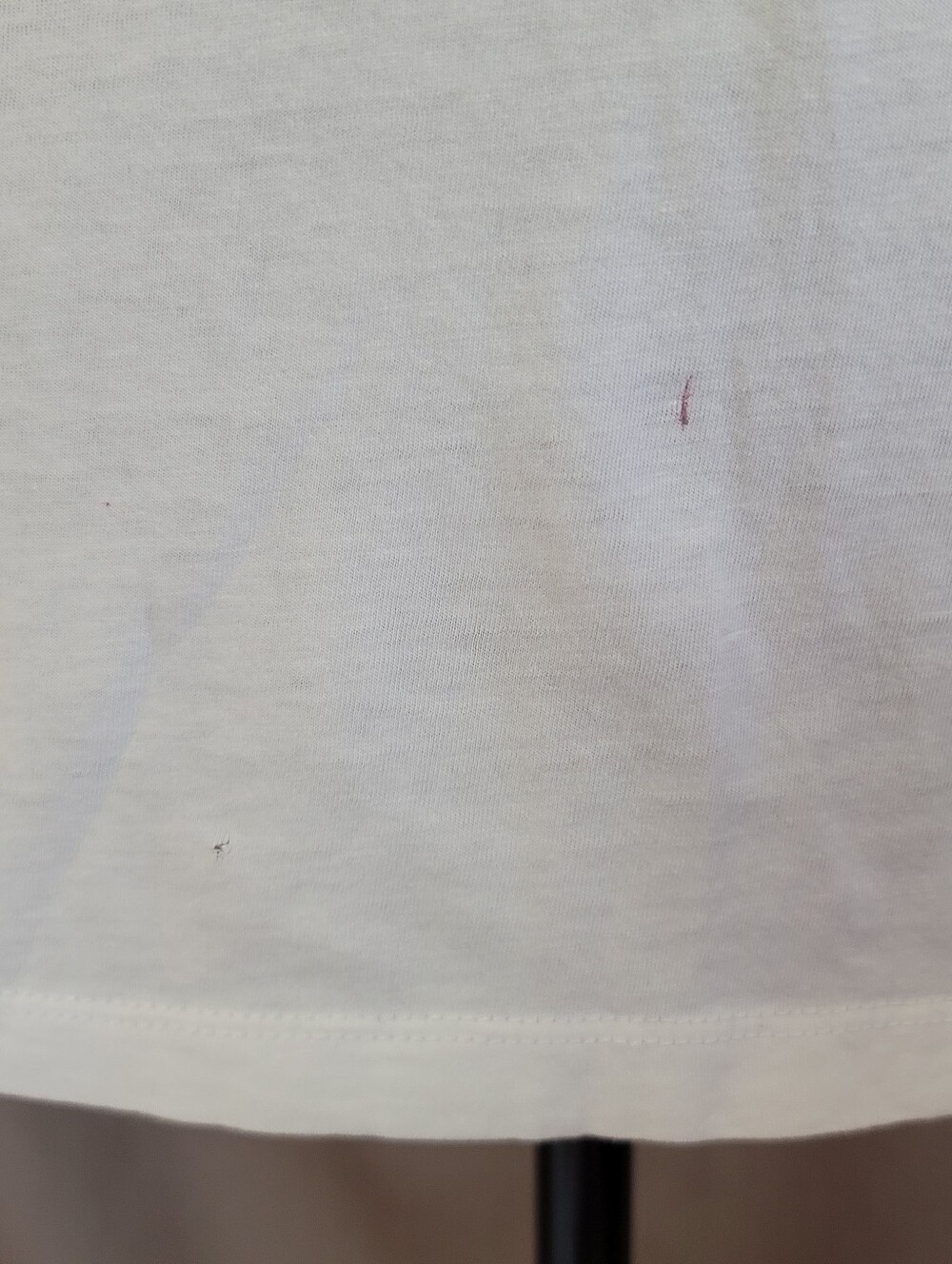 Harley-Davidson White Long Sleeve Tee with Red Rose and Black Winged Graphic - Picture 3 of 7